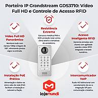 Porteiro-IP-Grandstream-GDS3710-Video-Full-HD-1080p-RFID